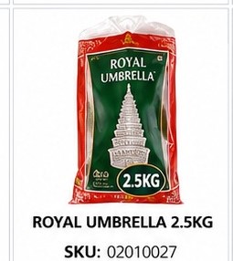 ROYAL UMBRELLA RICE 2.5KG