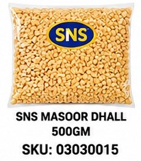 SNS MASOOR DHALL 500GM