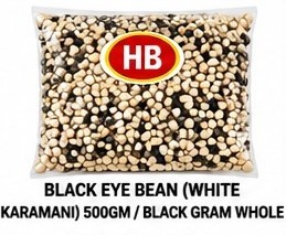 BLACK EYE BEAN (WHITE KARAMANI) 500GM/BLACK GRAM WHOLE