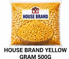 HOUSE BRAND YELLOW GRAM 500G