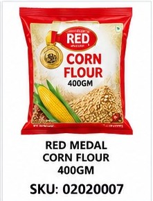 RED MEDAL CORN FLOUR 400GM