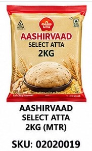 AASHIRVAAD SELECT ATTA 2KG (MTR)