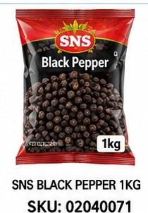 SNS BLACK PEPPER 1KG