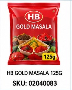 HB SOUP MASALA 125G