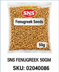 SNS FENUGREEK 50GM