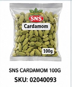 SNS CARDAMOM 100G