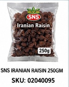 SNS IRANIAN RAISIN 250GM