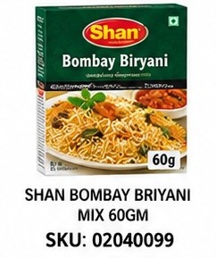 SHAN BOMBAY BRIYANI MIX 60GM