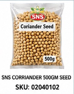 SNS CORRIANDER 500GM SEED