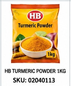 HB TURMERIC POWDER 1KG