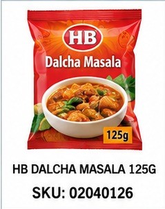 HB DALCHA MASALA 125G