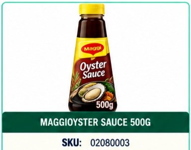 MAGGIOYSTER SAUCE 500G