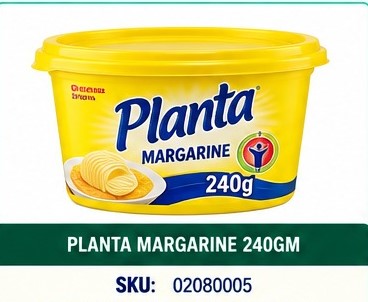 PLANTA MARGARINE 240GM