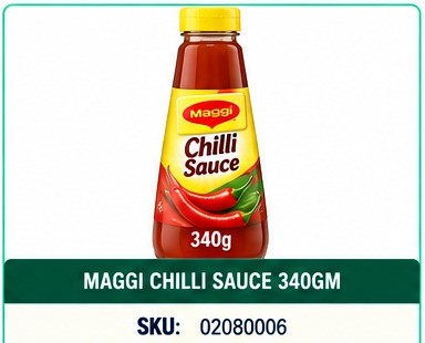 MAGGI CHILLI SAUCE 340GM
