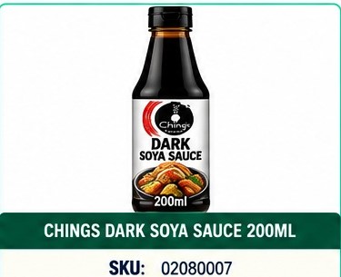 CHINGS DARK SOYA SAUCE 200ML