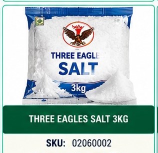 THREE EAGLES SALT 3KG