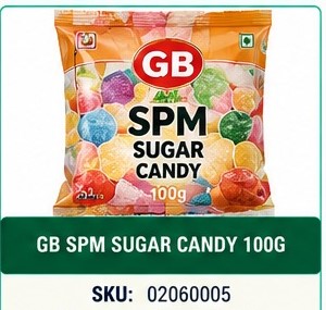GB SPM SUGAR CANDY 100G