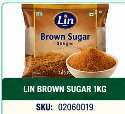 LIN BROWN SUGAR 1KG
