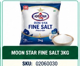 MOON STAR FINE SALT 3KG