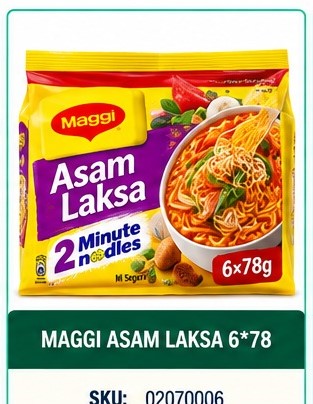 MAGGI ASAM LAKSA 6*78