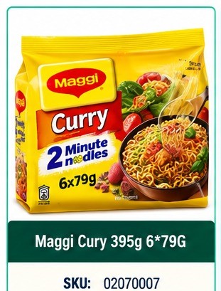 Maggi Curry 395g 6*79G