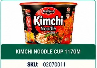 KIMCHI NOODLE CUP 117GM