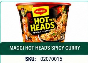 MAGGI HOT HEADS SPICY CURRY