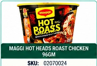 MAGGI HOT HEADS ROAST CHICKEN 98GM