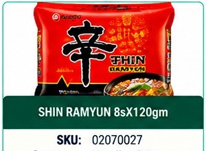 SHIN RAMYUN 8x5x120gm