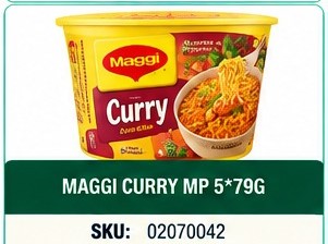 MAGGI CURRY MP 5*79G