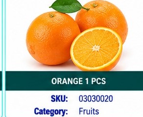 ORANGE 1 PCS