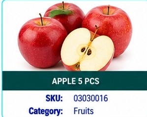APPLE 5 pcs