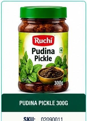 PUDINA PICKLE 300G