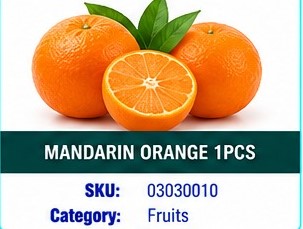 MANDARIN ORANGE 1PCS