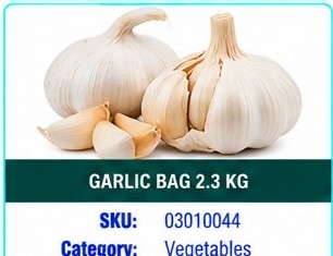 GARLIC BAG 2.3 KG