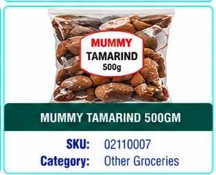 MUMMY TAMARIND 500gm
