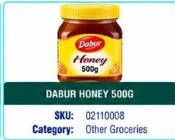 DABUR HONEY 500G