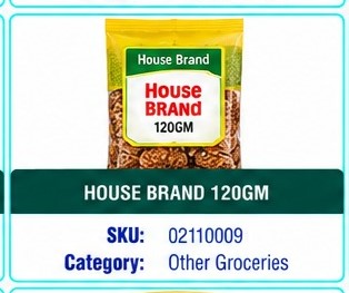 House Brand 120GM