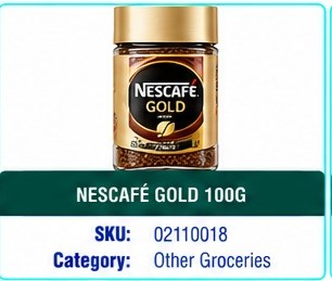 NESCAFE GOLD 100G