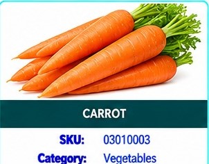 CARROT 1KG (MALAYSIA)