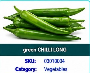 green CHILLI LONG