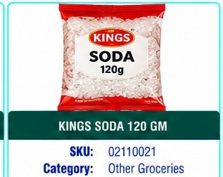 KINGS SODA 120 GM