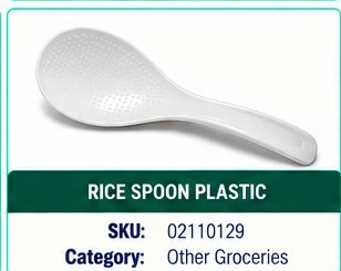 RICE SPOON PLASTIC