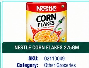 NESTLE CORN FLAKES 275GM