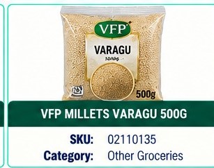 VFP MILLETS VARAGU 500G