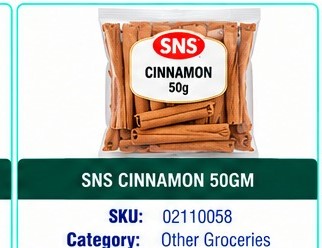 SNS CINNAMON 50GM