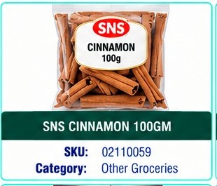 SNS CINNAMON 100GM
