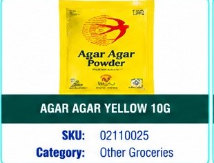 AGAR AGAR YELLOW 10G