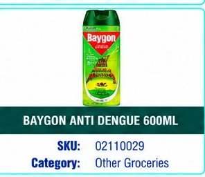 BAYGON ANTI DENGUE 600ML