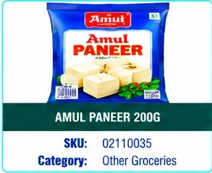 AMUL PANEER 200G